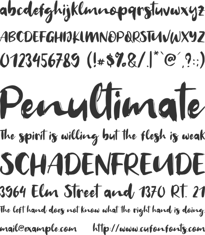 Welcome 2019 font preview