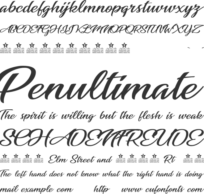Awesome Season Personal Use font preview
