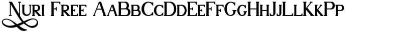 Nuri Free font