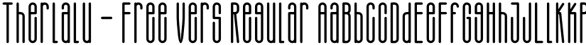 Therlalu - Free Vers Regular font