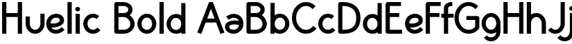 Huelic Bold font