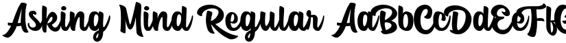 Asking Mind font download