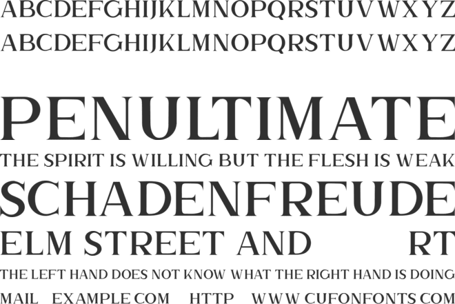 The Brittany Serif 2 font preview