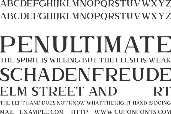 The Brittany Serif 2 font preview