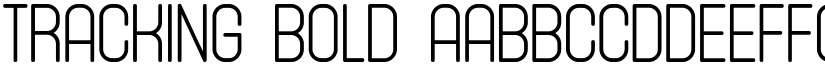 Tracking Bold font