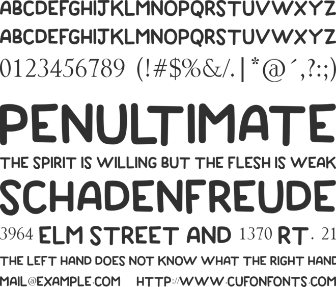 GOOD DADDY font preview