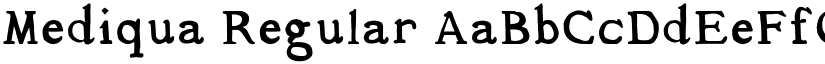 Mediqua font download
