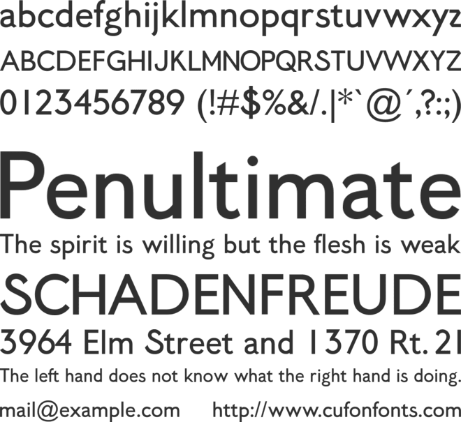 Los Angeleno Grotesque font preview