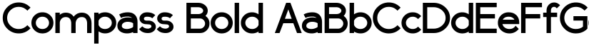 Compass Bold font