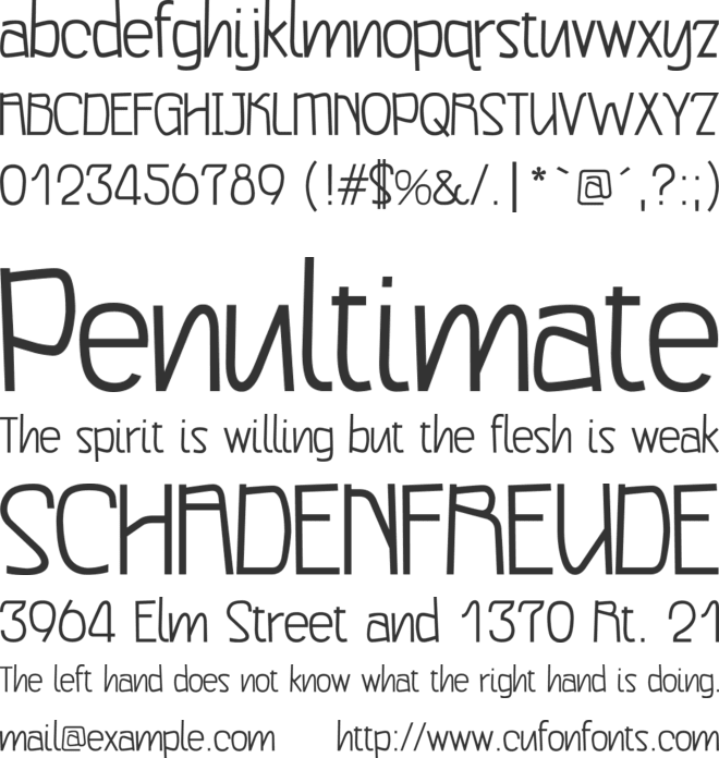 Qrypton font preview