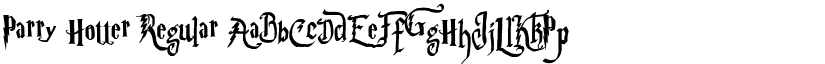 Parry Hotter Regular font
