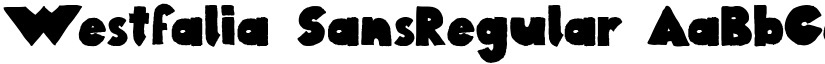 Westfalia Sans font download