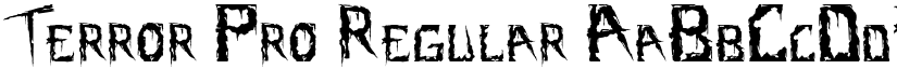 Terror Pro Regular font