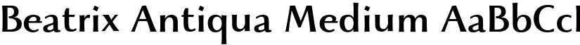 Beatrix Antiqua Medium font
