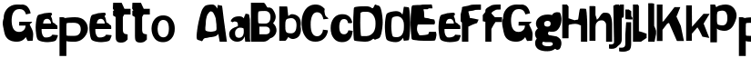 Gepetto font download