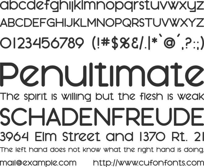 SF Orson Casual Heavy font preview