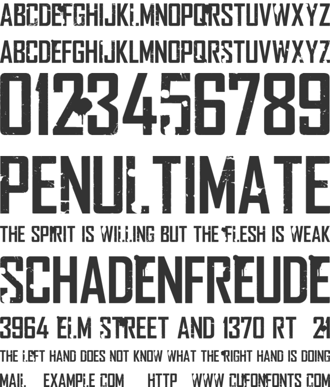 Rocketship Town font preview