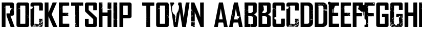 Rocketship Town font