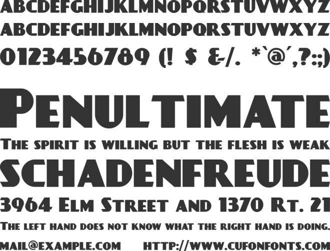 DayPosterBlack font preview