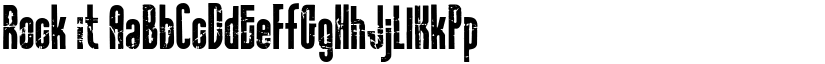 Rock it font