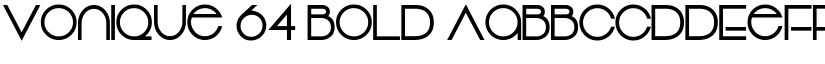 Vonique 64 Bold font