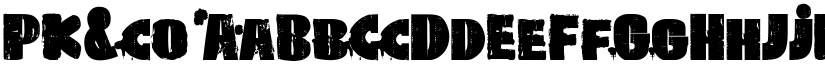PK&co font