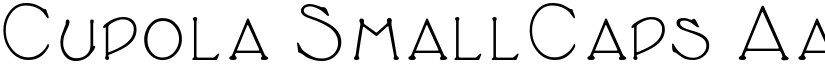 Cupola SmallCaps font