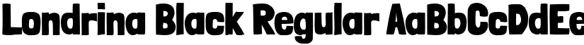 Londrina Black Regular font