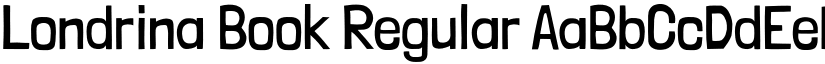 Londrina Book Regular font