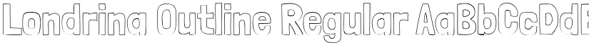 Londrina Outline Regular font