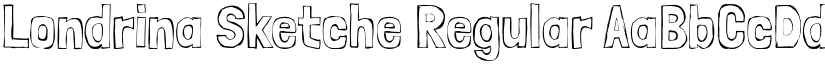 Londrina Sketche Regular font
