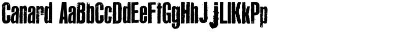 Canard font