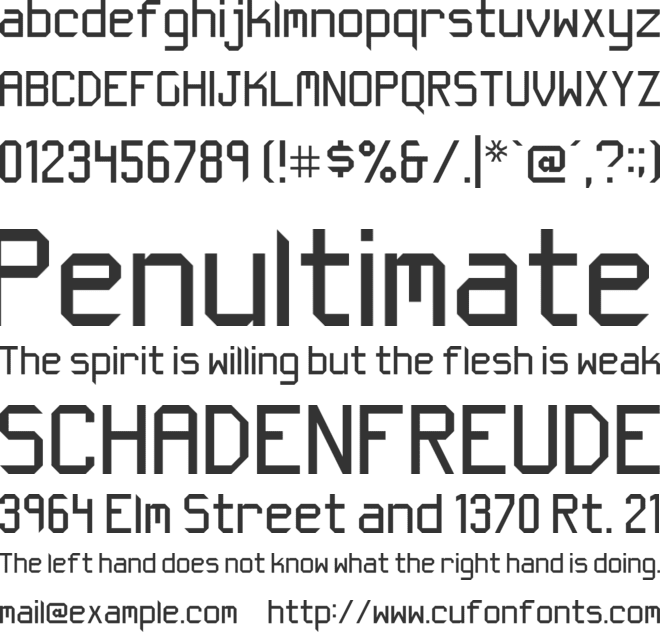 Skyline Beach NBP font preview