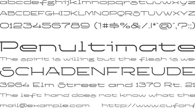 Ketosag font preview