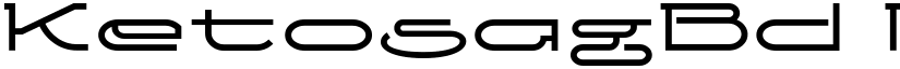 KetosagBd Regular font