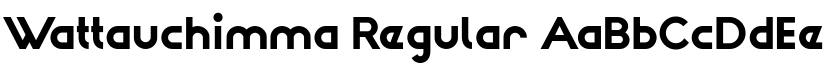 Wattauchimma Regular font