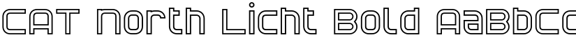 CAT North Licht Bold font