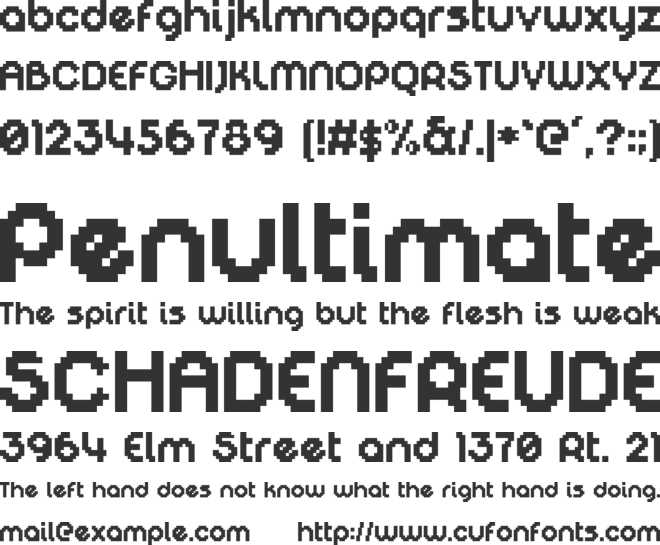 DigitalDisco font preview