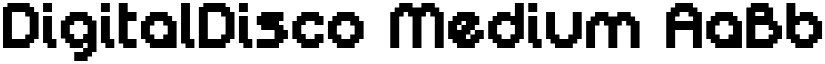 DigitalDisco Medium font