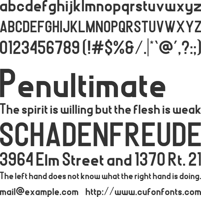 BOLéD font preview