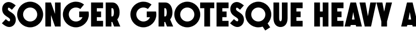 SONGER Grotesque Heavy font
