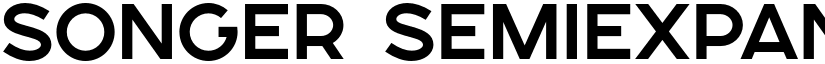 SONGER SemiExpanded Bold font