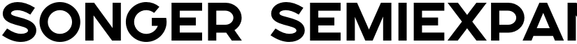SONGER SemiExpanded ExtraBold font