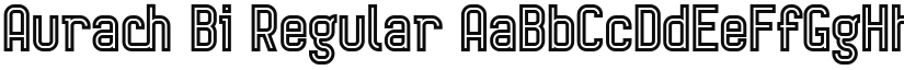 Aurach Bi Regular font