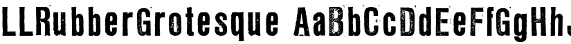 LLRubberGrotesque font