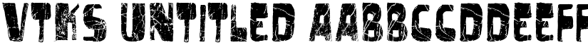 vtks untitled font