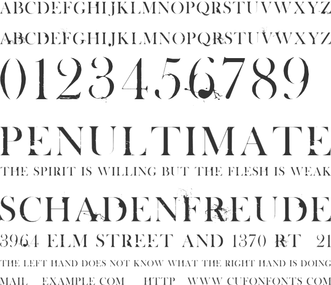 White Tie Affair font preview