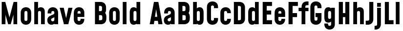 Mohave Bold font