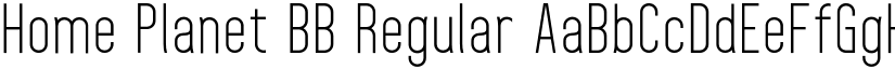 Home Planet BB Regular font