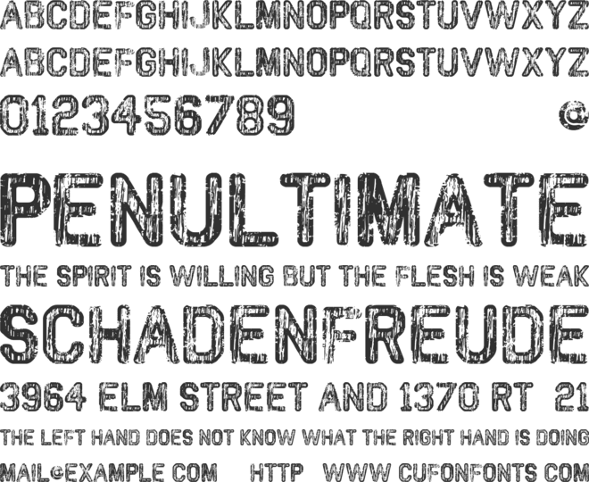 VTKS Classic font preview